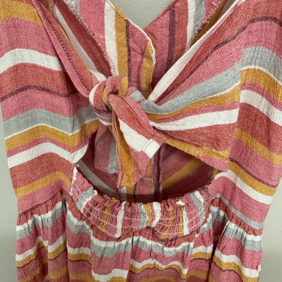 My Michelle Pink and Yellow Dress - Picture 6 of 8